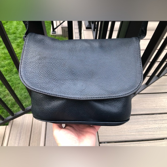Coach Handbags - Coach Vintage Navy Blue Pebble Leather #4903 Sonoma Flap Crossbody Handbag